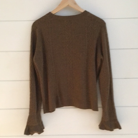 J Crew Cable Knit Wool Blend Sweater - Picture 5 of 8